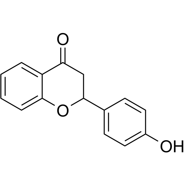 4'-Hydroxyflavanone Chemical Structure