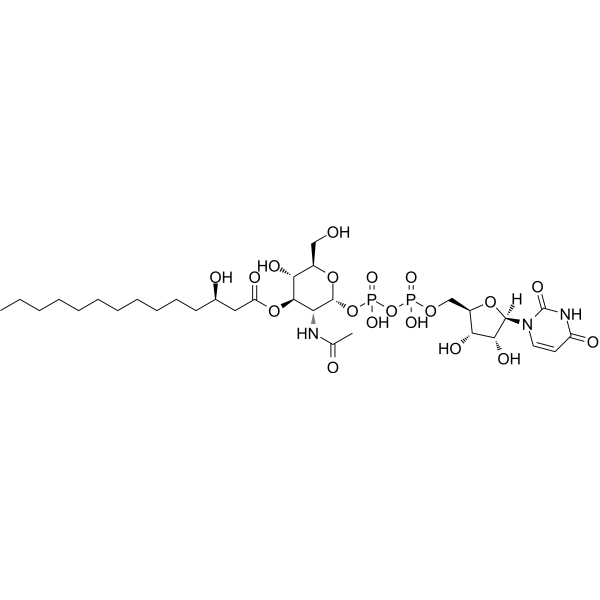 UDP-3-O-acyl-GlcNAc Chemical Structure