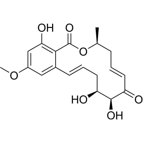 (5E)-7-Oxozeaenol Chemical Structure