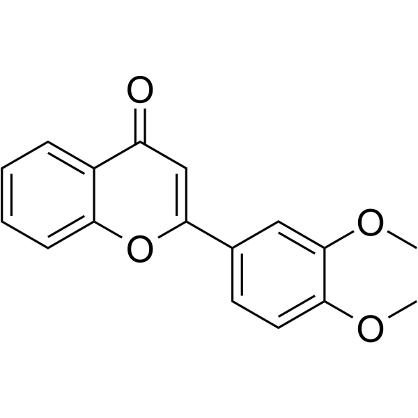 3',4'-Dimethoxyflavone Chemical Structure