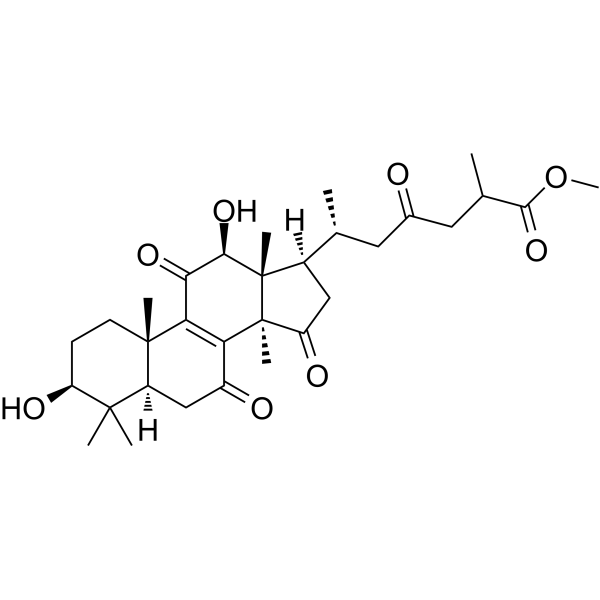 Methyl ganoderate C6 Chemical Structure