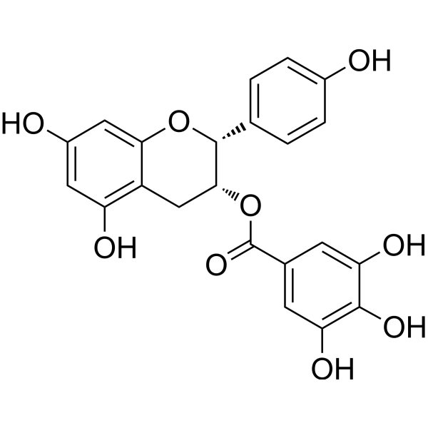 (-)-Epiafzelechin-3-O-gallate Chemical Structure