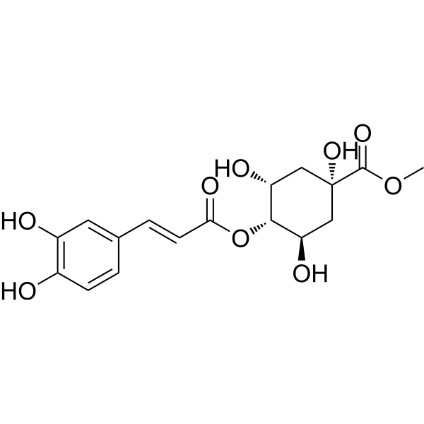 Methyl 4-O-caffeoylquinate Chemical Structure