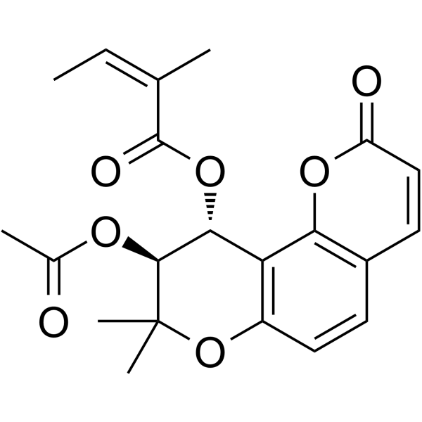 Peucedanocoumarin II Chemical Structure