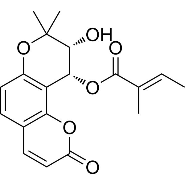 Qianhucoumarin A Chemical Structure