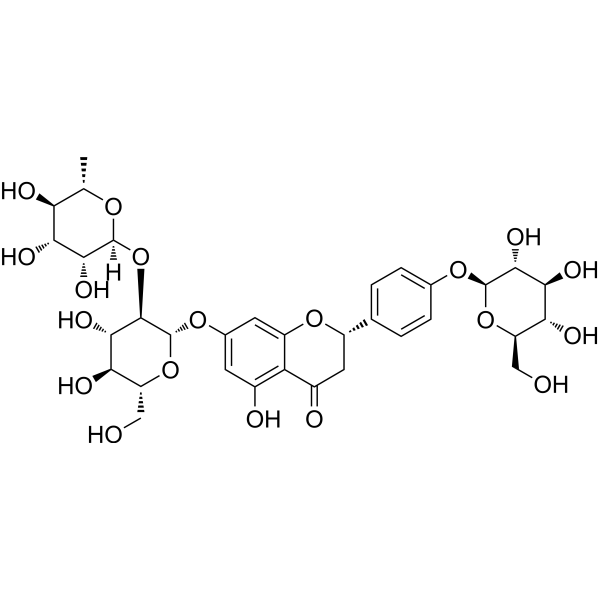 Naringin 4'-glucoside Chemical Structure