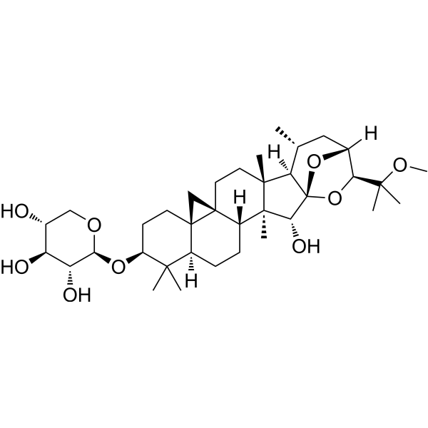 25-O-Methylcimigenol-3-O-D-xylopyranoside Chemical Structure