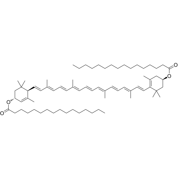Lutein dipalmitate Chemical Structure