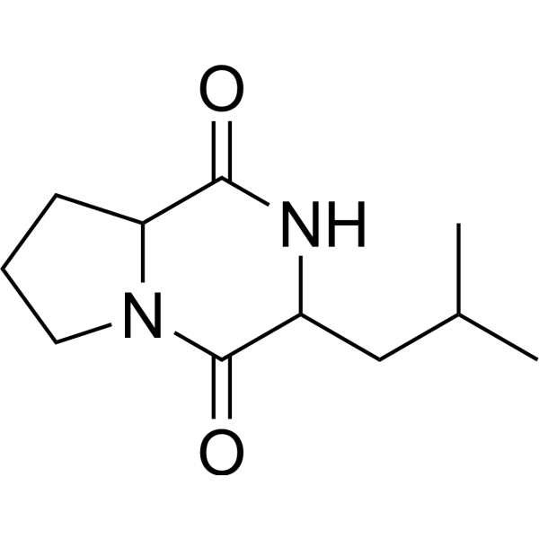 Cyclo(Pro-Leu) Chemical Structure