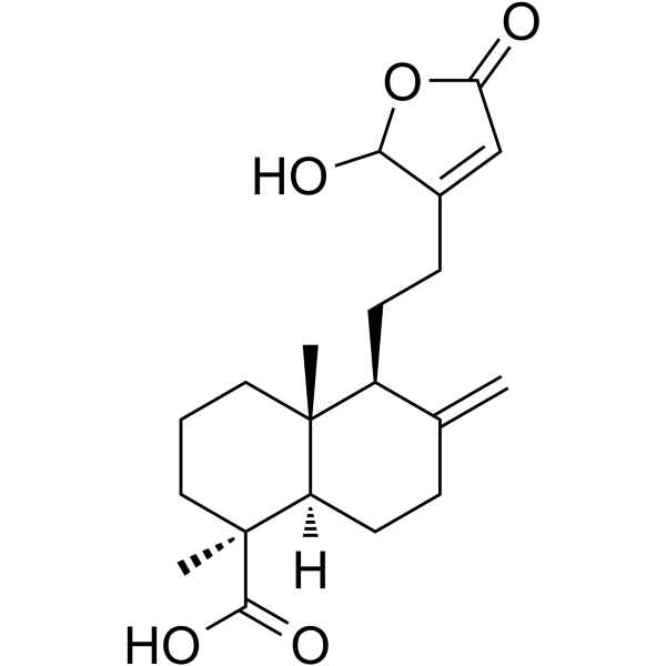 15-Hydroxypinusolidic acid Chemical Structure