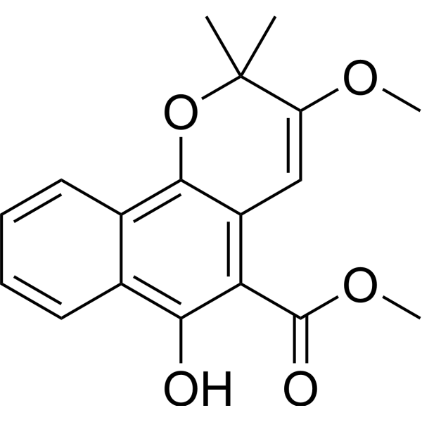 3-Methoxymollugin Chemical Structure