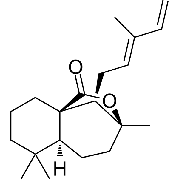 12E,14-Labdadien-20,8β-olide Chemical Structure