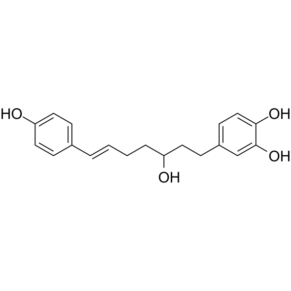 1-(3,4-Dihydroxyphenyl)-7-(4-hydroxyphenyl)hept-6-en-3-ol Chemical Structure