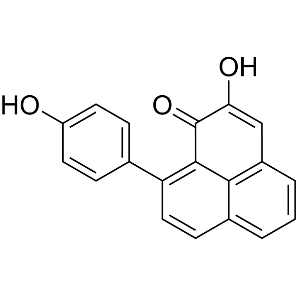 Hydroxyanigorufone Chemical Structure