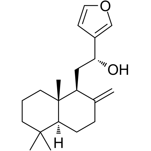 15,16-Epoxy-12R-hydroxylabda-8(17),13(16),14-<em>triene</em>