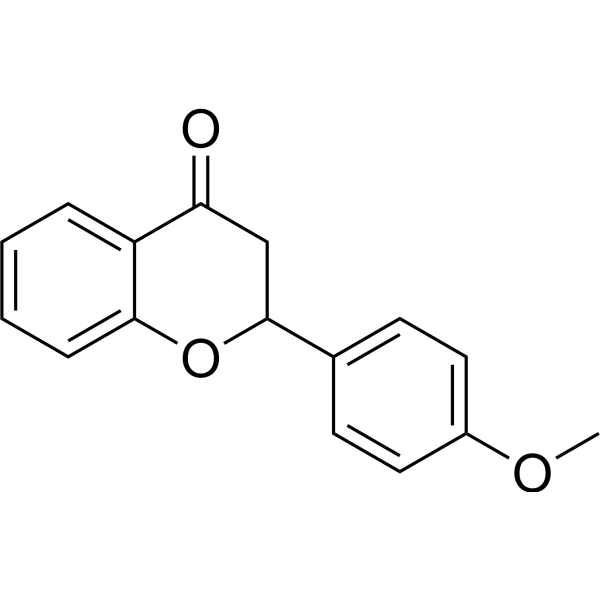 4'-Methoxyflavanone Chemical Structure