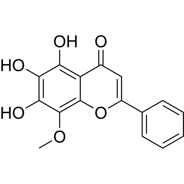 6-Hydroxywogonin Chemical Structure