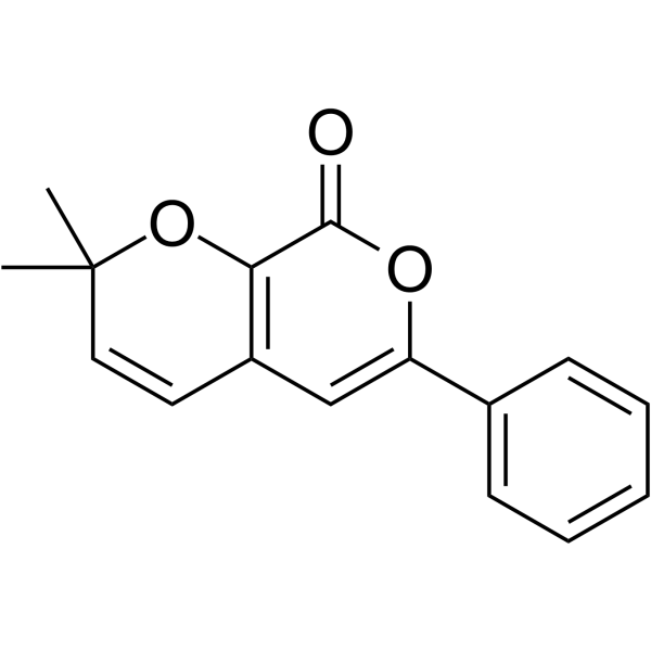 2,2-Dimethyl-6-phenylpyrano[3,4-b]pyran-<em>8</em>-one