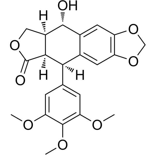 Isopicropodophyllin Chemical Structure