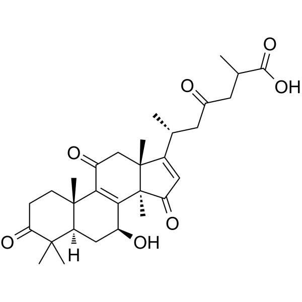 3,11,15,23-Tetraoxo-<em>27</em>ξ-lanosta-8,16-dien-26-oic acid