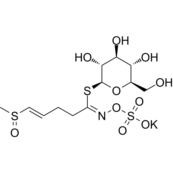 Glucoraphenin potassium Chemical Structure