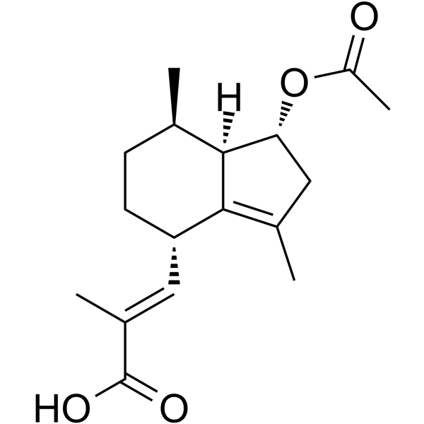 Acetoxyvalerenic acid Chemical Structure