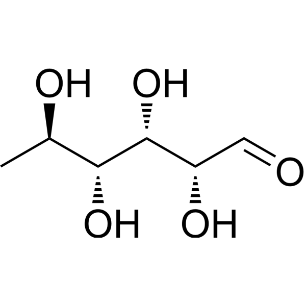 6-Deoxy-D-glucose Chemical Structure