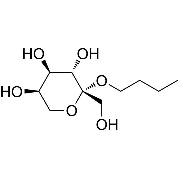 n-Butyl-β-D-fructopyranoside Chemical Structure