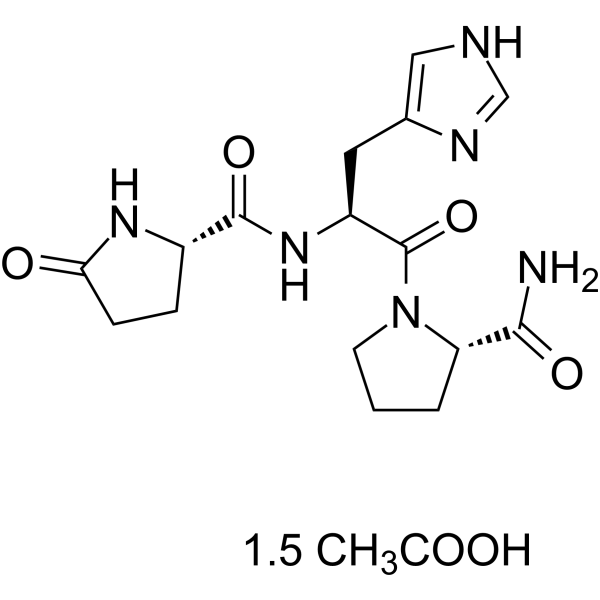 Protirelin acetate Chemical Structure