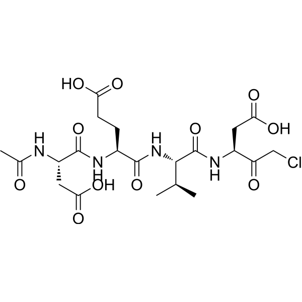 Ac-DEVD-CMK Chemical Structure