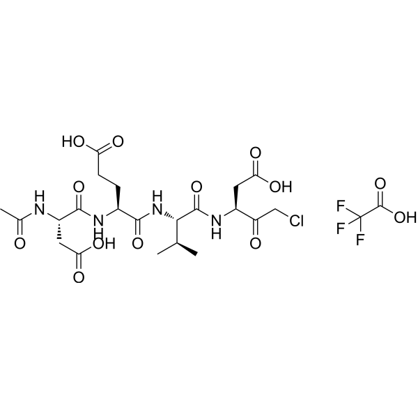Ac-DEVD-CMK TFA Chemical Structure
