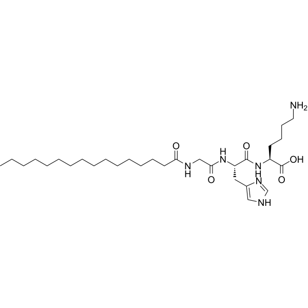 Palmitoyl Tripeptide-1 Chemical Structure