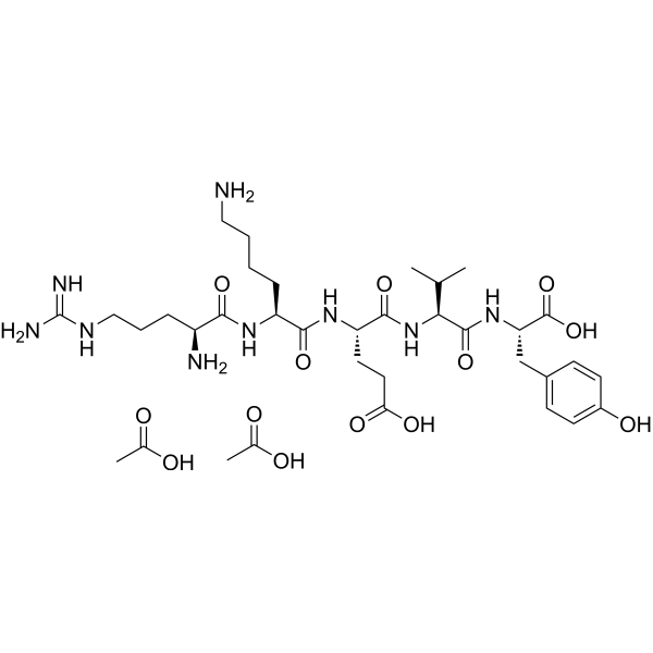 Splenopentin diacetate Chemical Structure