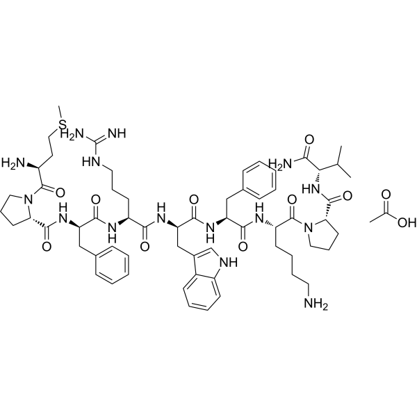Nonapeptide-1 acetate salt Chemical Structure