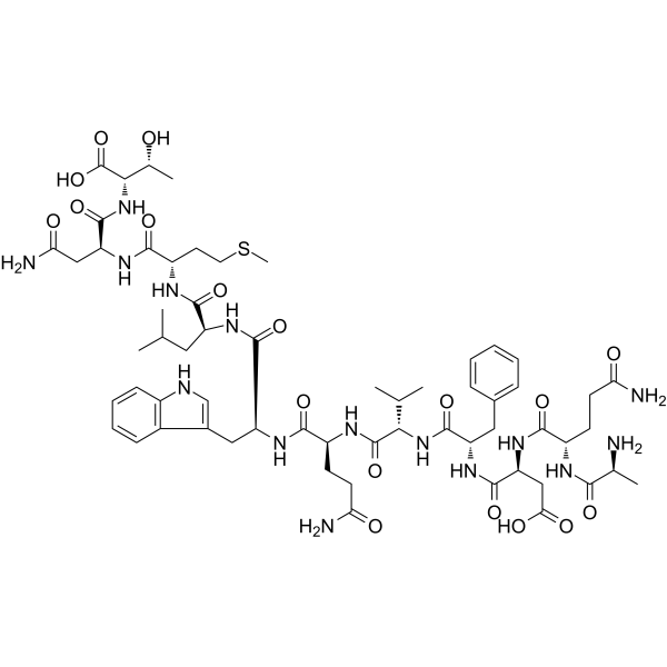 Glucagon (19-29), human Chemical Structure