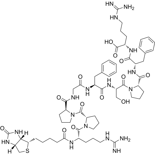 biotin-Bradykinin Chemical Structure