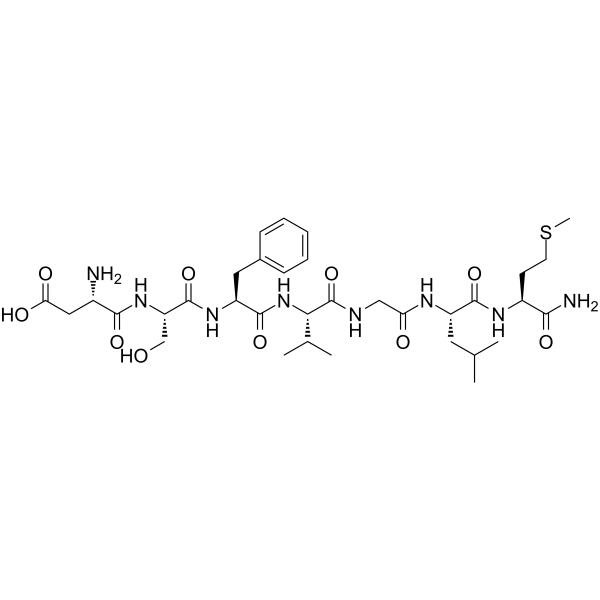 Neurokinin A(4-10) Chemical Structure