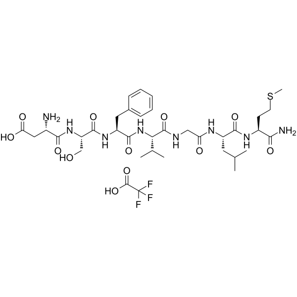 Neurokinin A(4-10) TFA Chemical Structure