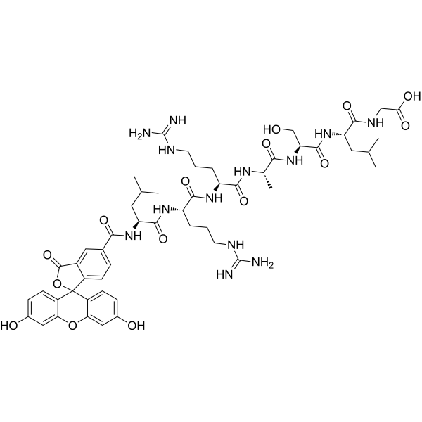 Kemptide, 5-FAM labeled Chemical Structure
