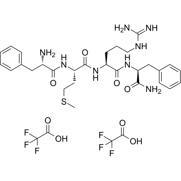 Phe-Met-Arg-Phe amide trifluoroacetate Chemical Structure