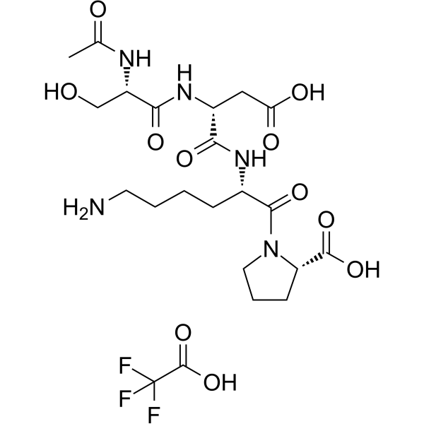 N-Acetyl-Ser-Asp-Lys-Pro TFA Chemical Structure