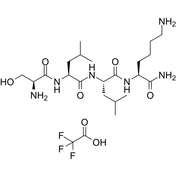 SLLK, Control Peptide for TSP1 Inhibitor(TFA) Chemical Structure