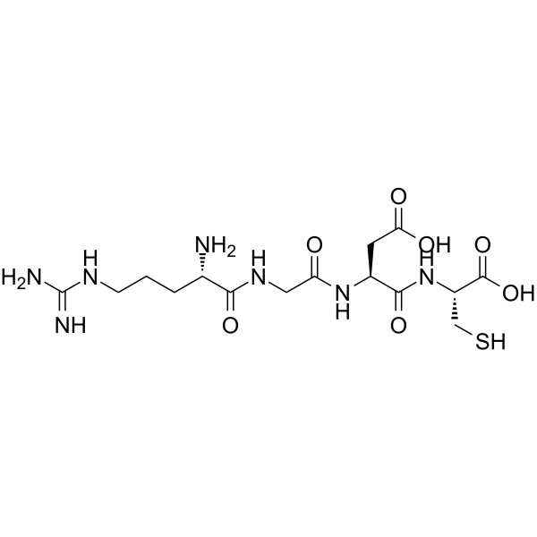 Arg-Gly-Asp-Cys Chemical Structure