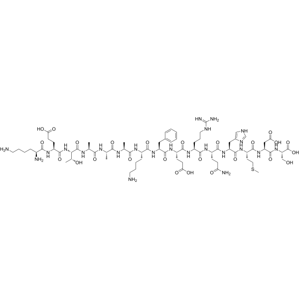 S Tag Peptide Chemical Structure