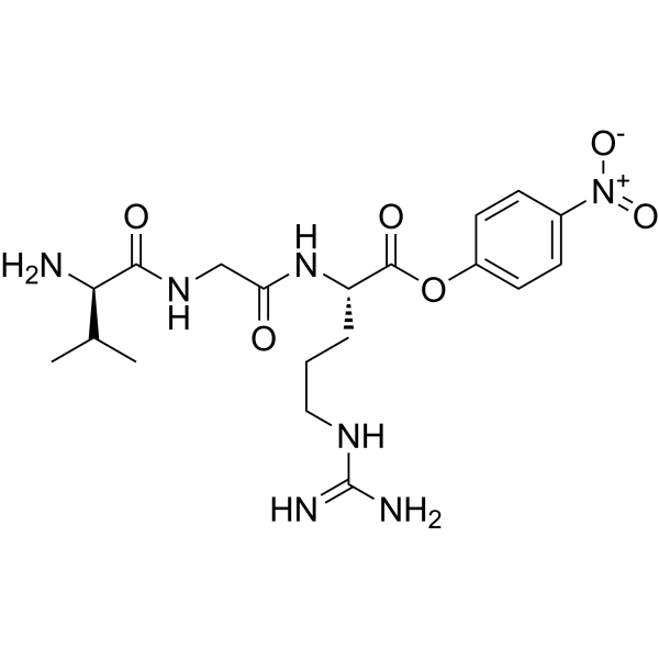 D-Val-Gly-Arg-pNA Chemical Structure