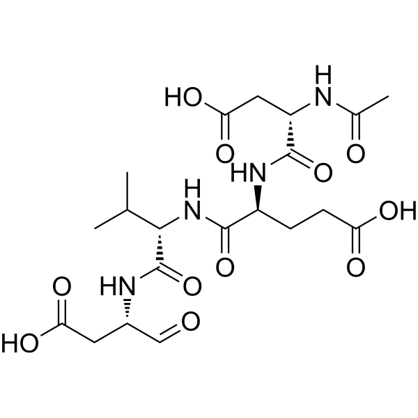 Ac-DEVD-CHO Chemical Structure