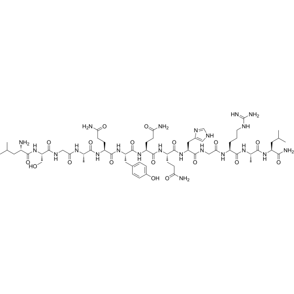 Obestatin(11-23)mouse, rat Chemical Structure
