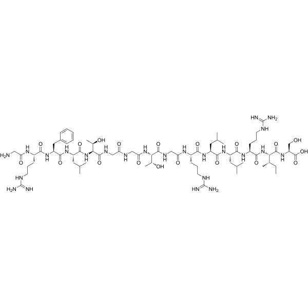 PSMA targeting peptide Chemical Structure