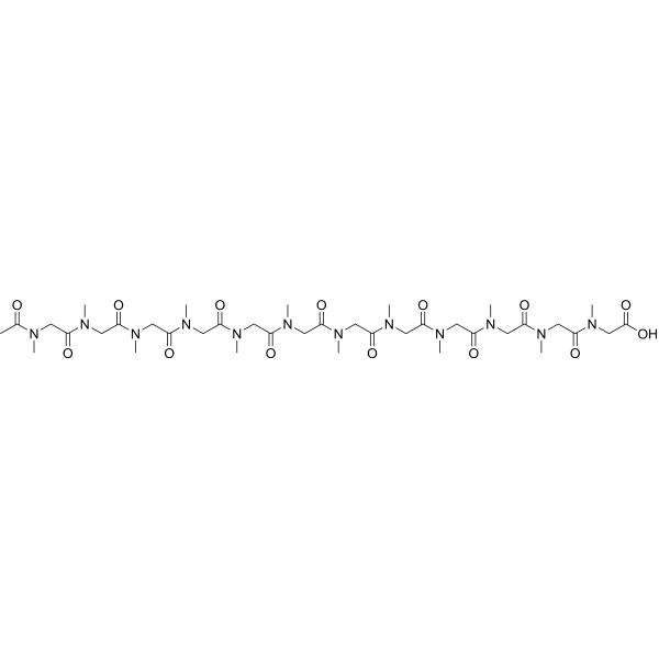 Ac-pSar12-OH Chemical Structure