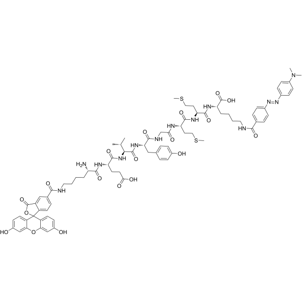 Calpain-1 substrate, fluorogenic Chemical Structure